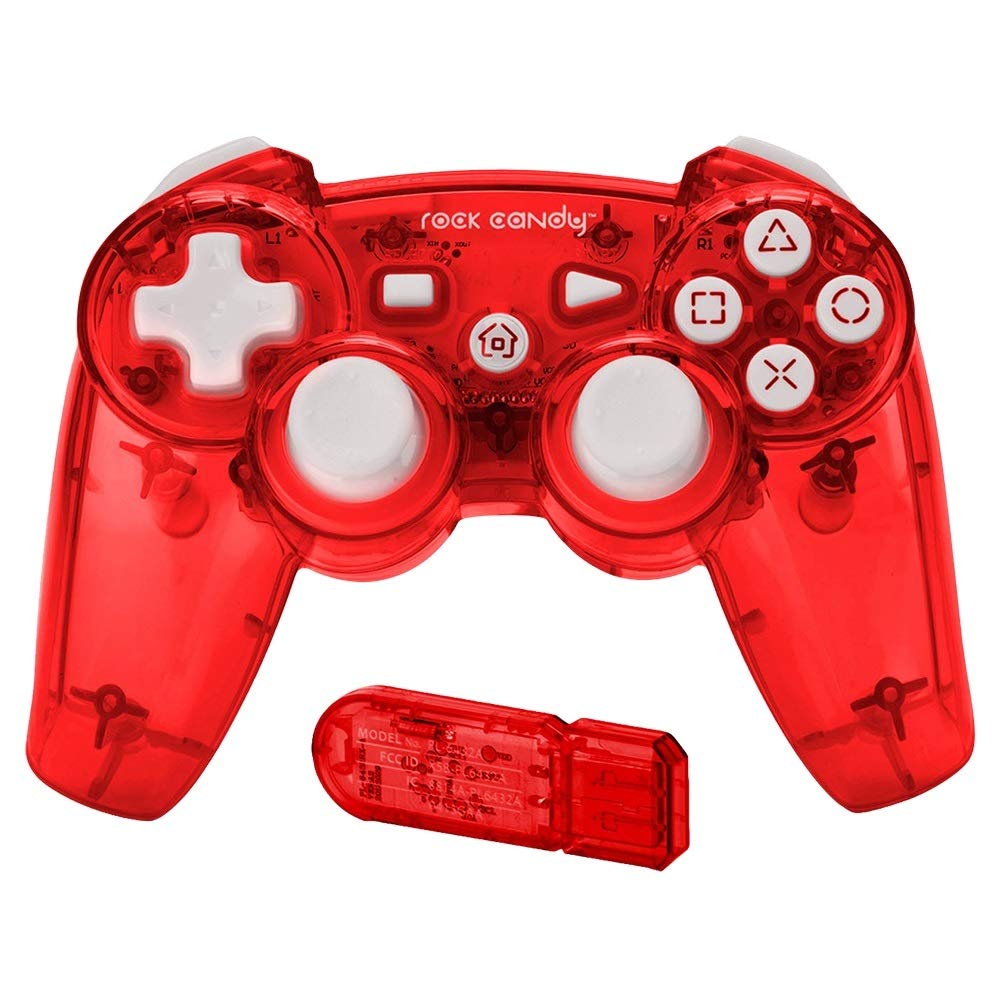 PDP - Manette sans fil Rock Candy, rouge (PlayStation 3) PDP - Manette sans fil Rock Candy, rouge (PlayStation 3)